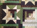 Coffee in the Cabin Quilt detail